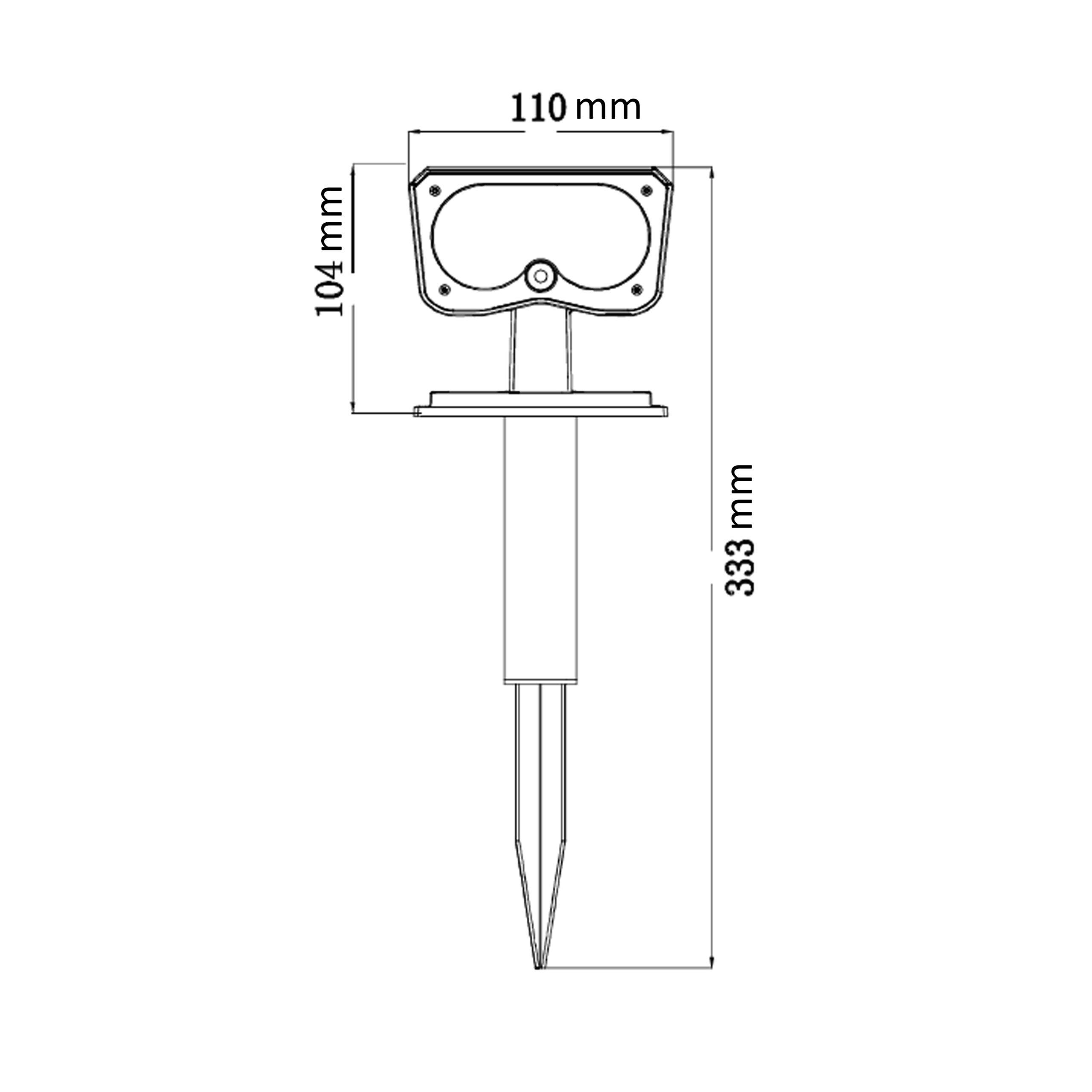 LED-світильник ґрунтовий OZMO на сонячній батареї 3,7V 1200 Ah 3W (32963397) - фото 4 LED-світильник ґрунтовий OZMO на сонячній батареї 3,7V 1200 Ah 3W (32963397) - фото 4