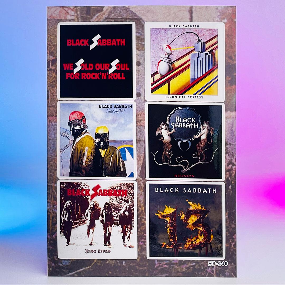 Стикер-пакет Black Sabbath Album Covers (SP 240)
