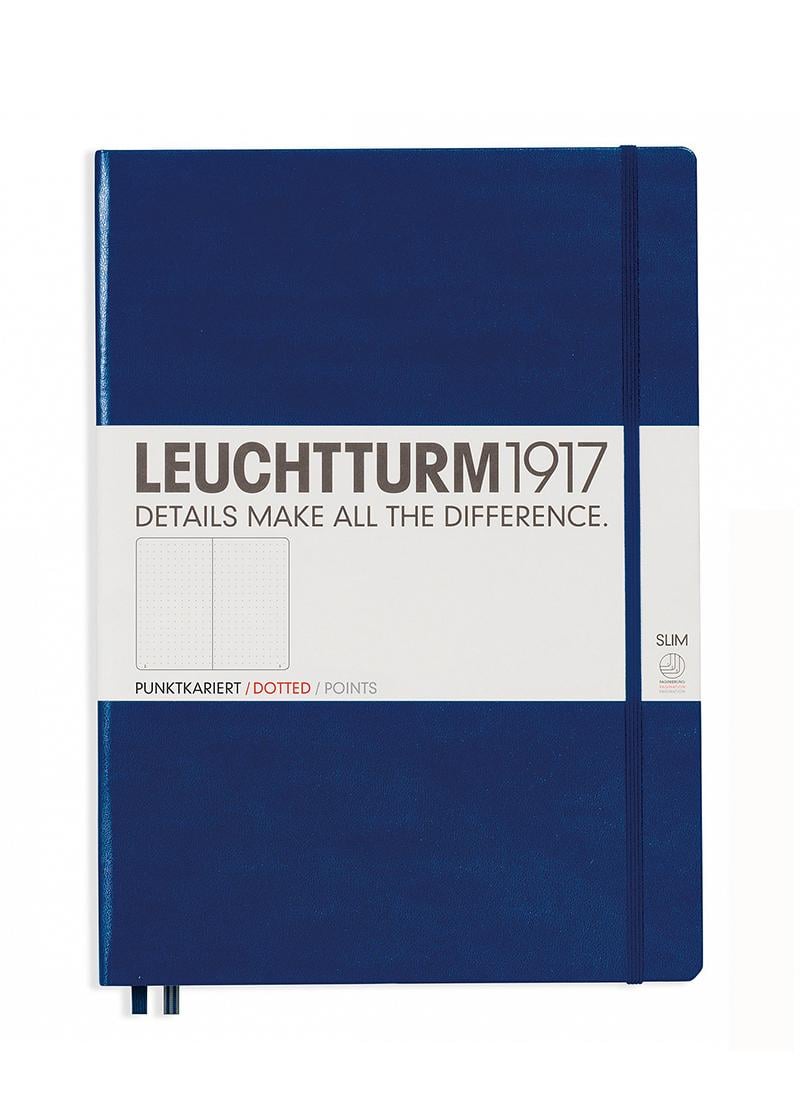 Блокнот Leuchtturm1917 Master Slim A4+ крапка Темно-синій (342929)