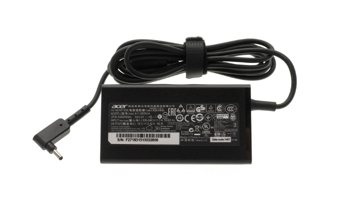 Блок живлення для ноутбука Acer без кабелю 19V 3,42A 65W 3,0x1,0 мм (1706454358)