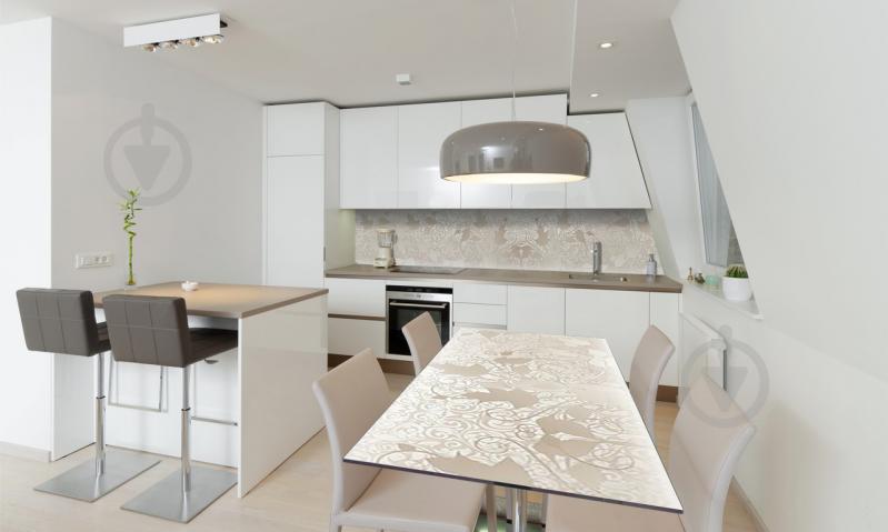 Наклейка виниловая на стол Zatarga «Бежевый Узор» 650х1200 мм Z180341/1st Наклейка виниловая на стол Zatarga «Бежевый Узор» 650х1200 мм Z180341/1st