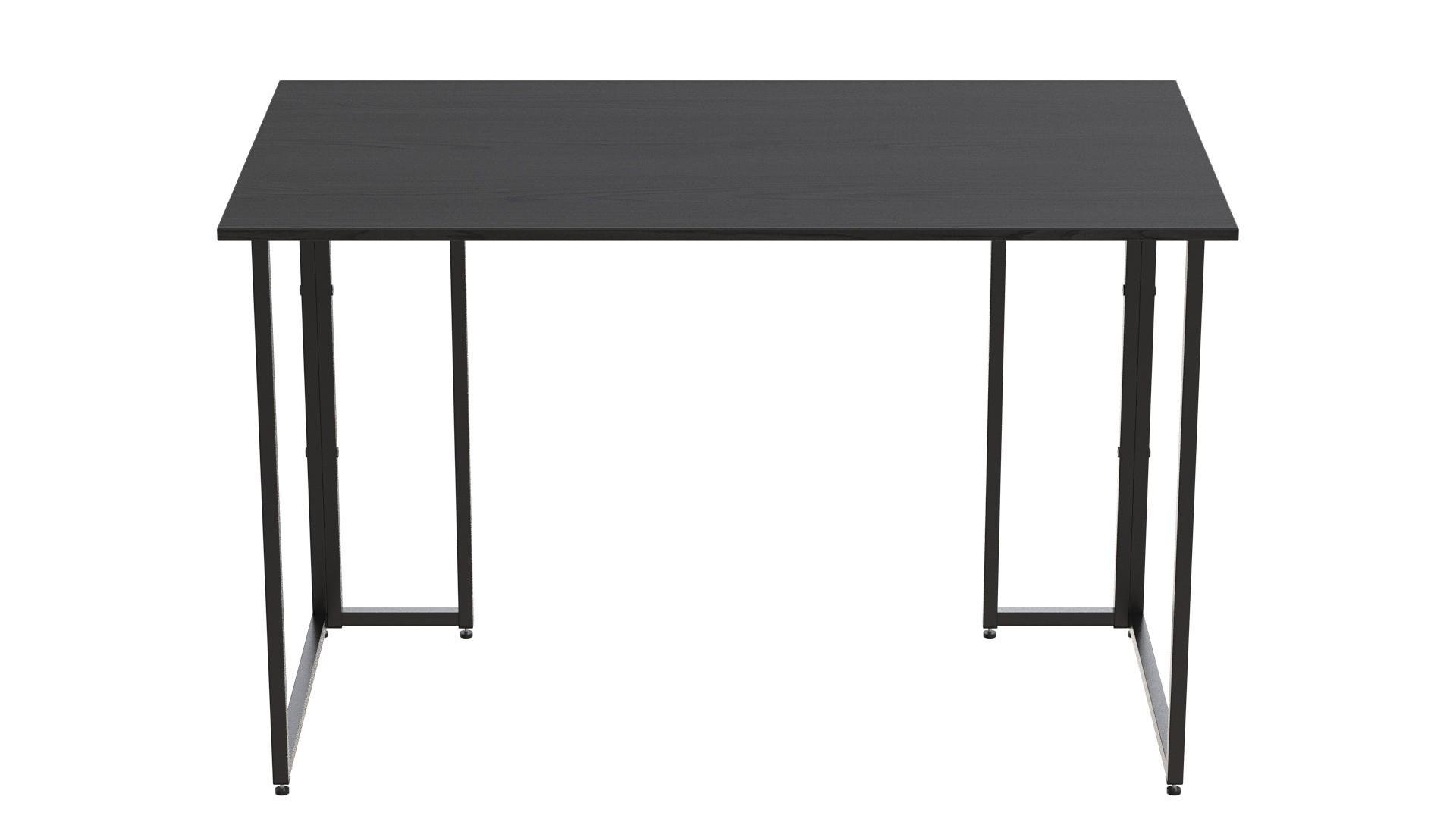 Компьютерный стол Ferrum-decor Ханна ДСП 16 мм 75x140x70 см Черный/Сосна Кембра (FRD-103525) - фото 1