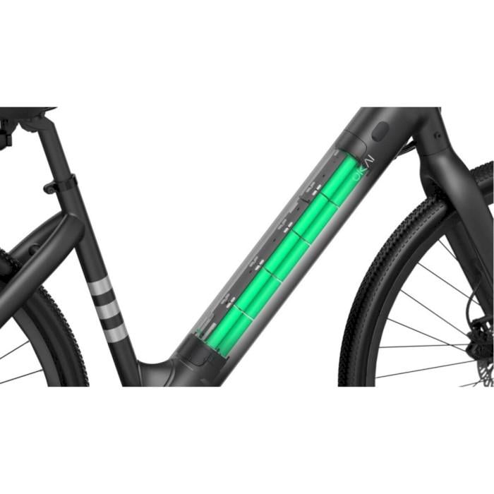 Електровелосипед OKAI LyteCycle EB60 Black 28"/100 км/25 км/год/42V/550 Вт/9,6Ah/NFC Black (EB60-B) - фото 4