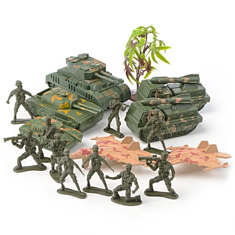 Игровой набор Солдатики с бронемашинами и танками (ID255)