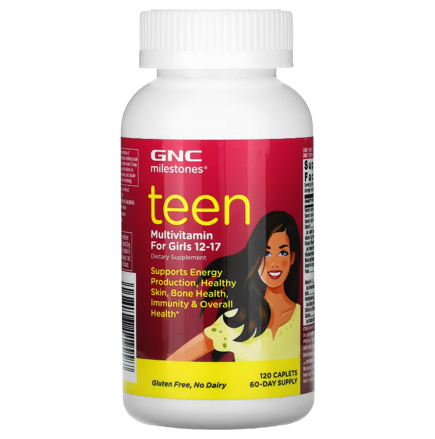 Витаминно-минеральный комплекс GNC Teen Multivitamin For Girls 12-17 120 Caplets