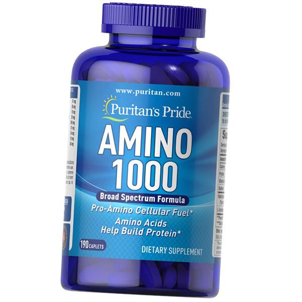 Амінокислоти Amino 1000 Puritan's Pride 190каплет (27367021)