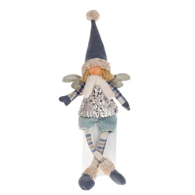 Фигурка мягкая новогодняя Flora Сидящий Мальчик 68 см (12957)