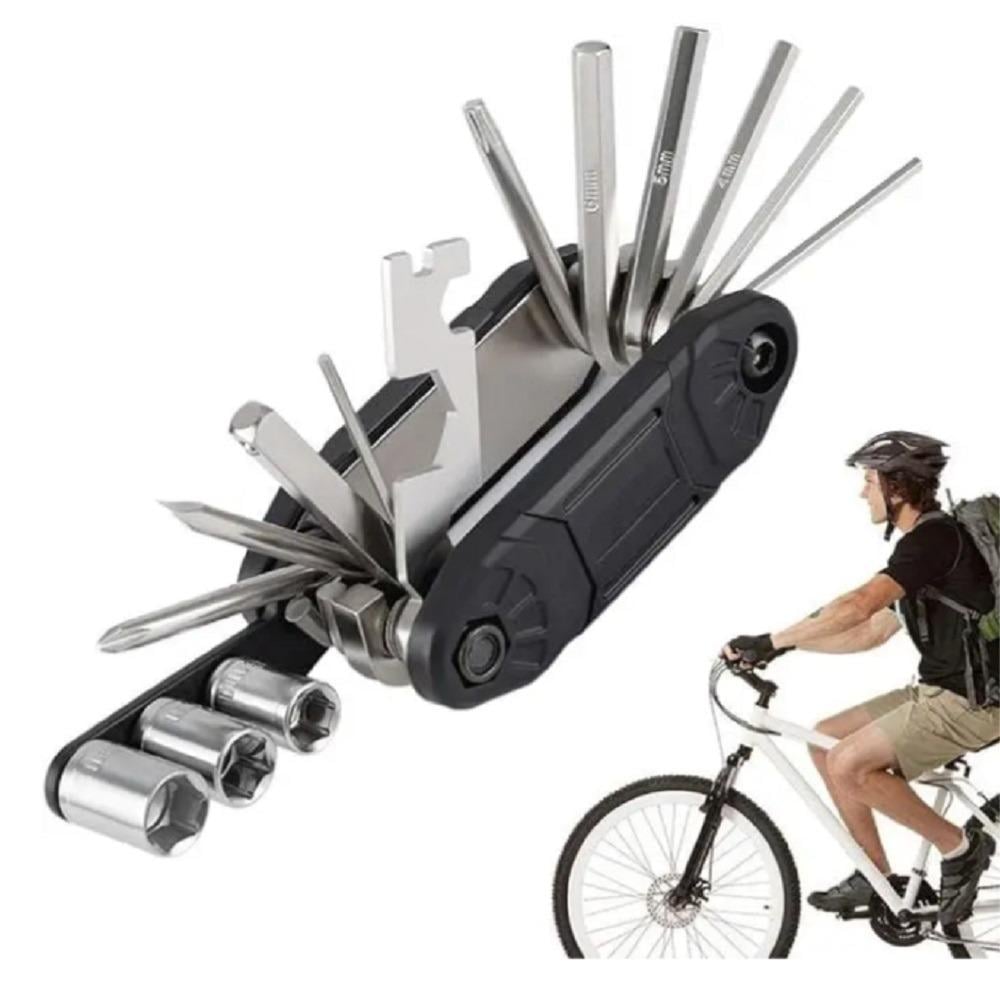 Мультитул для велосипеда 16в1 9х4,5 см (VL97752) - фото 2 Мультитул для велосипеда 16в1 9х4,5 см (VL97752) - фото 2