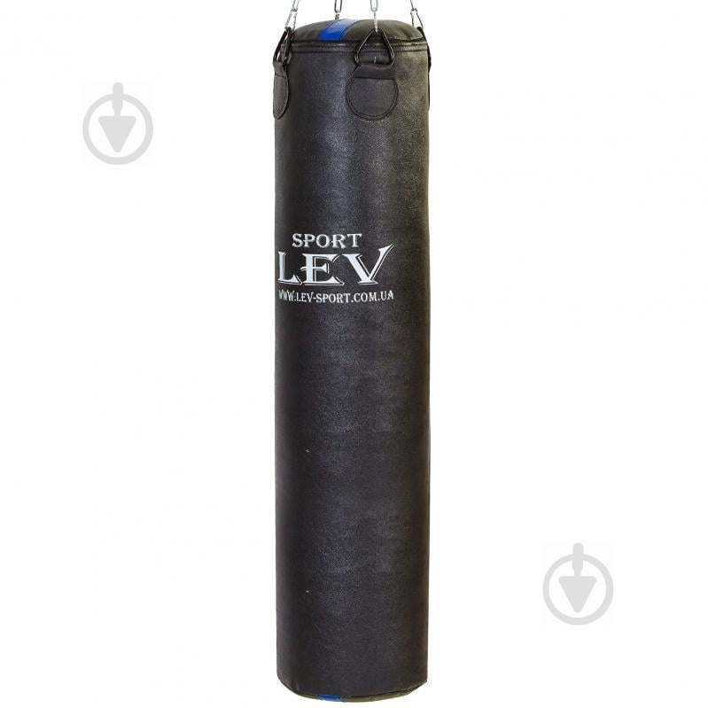 Мешок боксерский planeta-sport Цилиндр Кирза h-140см LEV UR LV-2809 Черный