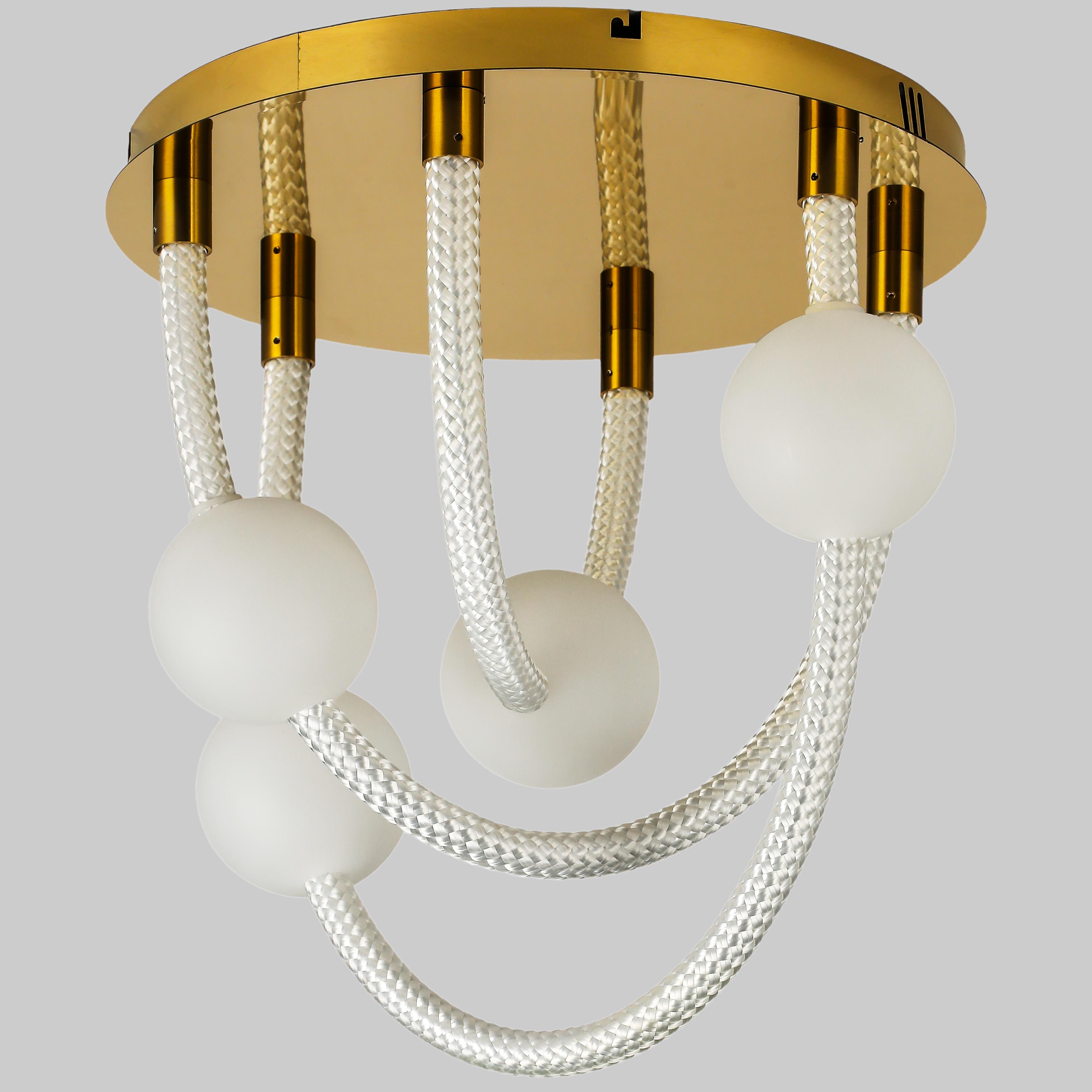 Люстра CRYSTAL арт-деко Золотой (90-L1061 (400))