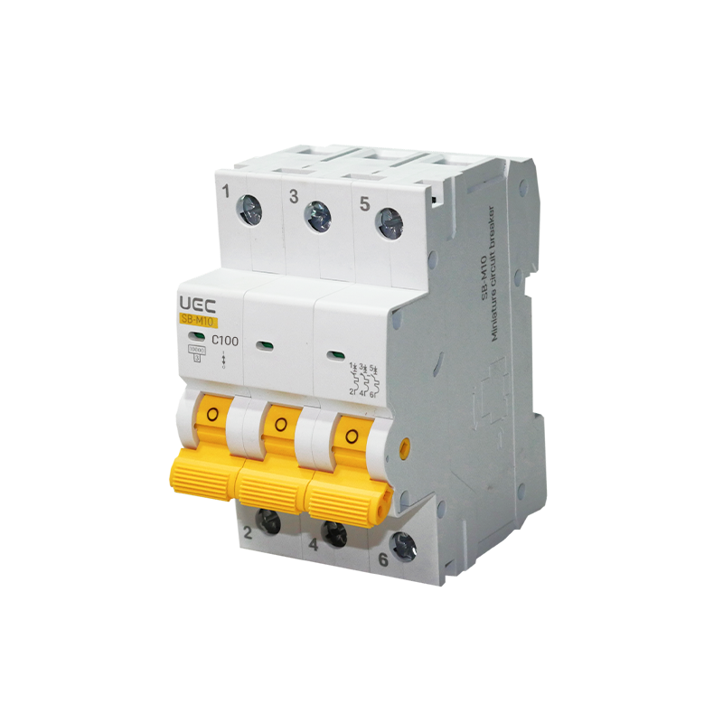 Автоматический выключатель UEC SB-M10 3P 100А 10кА C (MCB150-3-100-C) Автоматический выключатель UEC SB-M10 3P 100А 10кА C (MCB150-3-100-C)