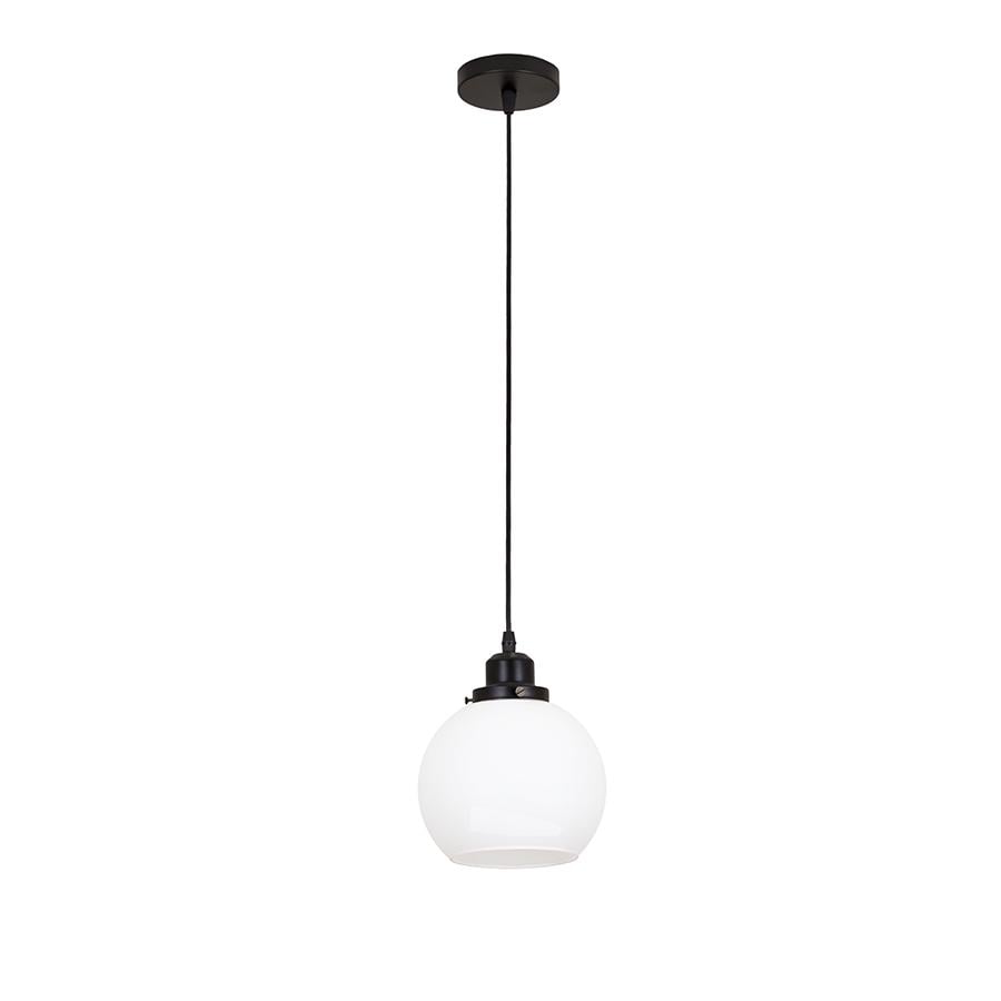 Люстра подвесная Лофт Lighthouse LS-18639F-1 BK/WH Черный/Белый