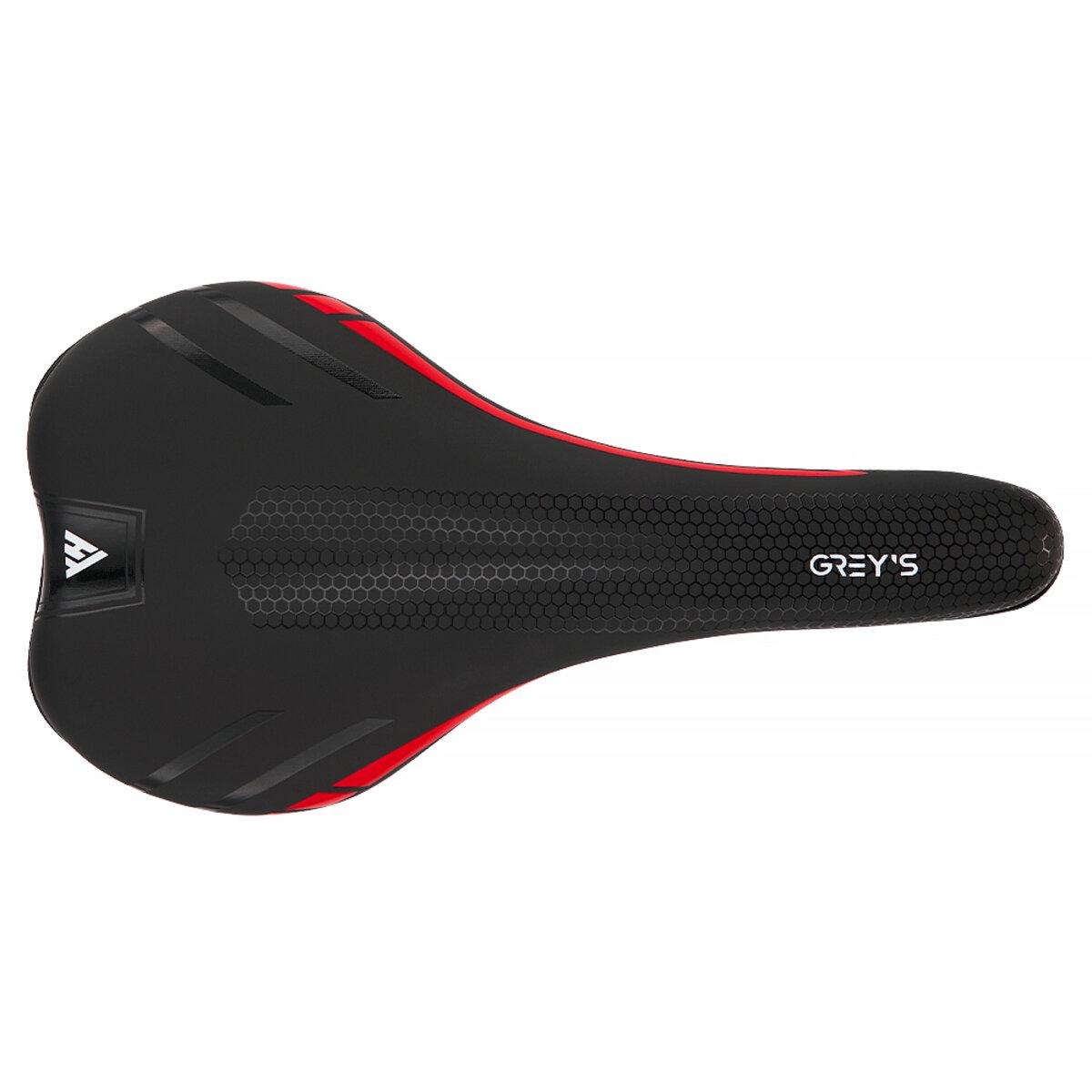 Седло велосипедное GREY'S 280 мм х135 мм Черно-красный - фото 2 Седло велосипедное GREY'S 280 мм х135 мм Черно-красный - фото 2