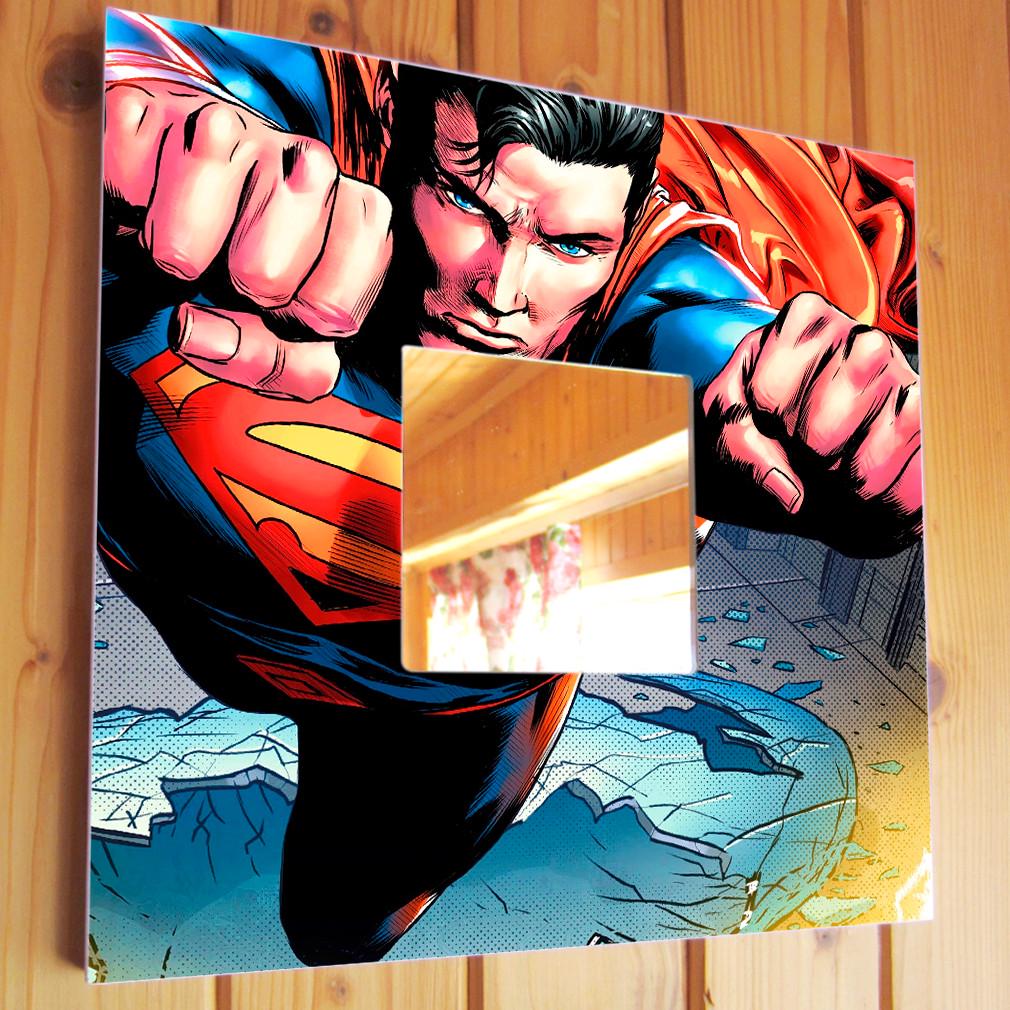 Зеркало декоративное Супермен 260х260 мм (M03726)