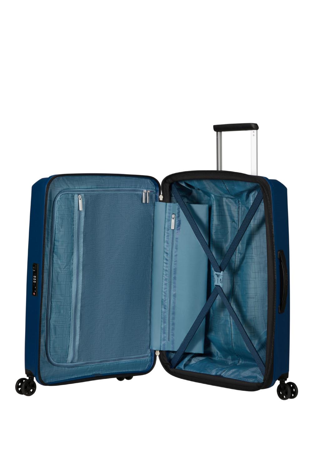 Чемодан American Tourister AEROSTEP 67x46x26/29 см Синий (MD8*41002) - фото 3