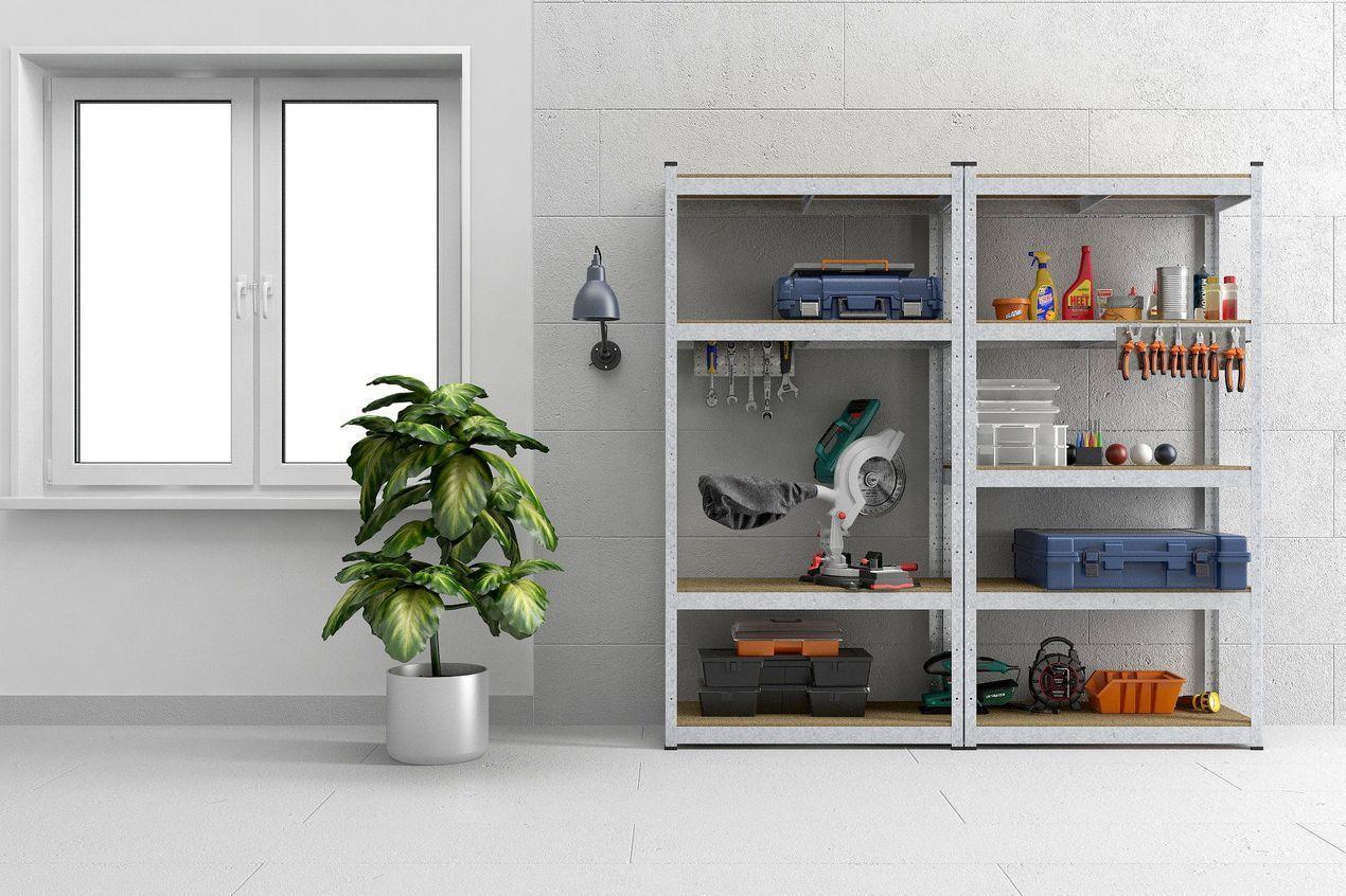 Стелаж Меткас SL Бюджет ОМ 150 кг/полицю 5 полиць МДФ оцинкований металевий 1800x1200x600 мм (2750944387) - фото 4 Стелаж Меткас SL Бюджет ОМ 150 кг/полицю 5 полиць МДФ оцинкований металевий 1800x1200x600 мм (2750944387) - фото 4