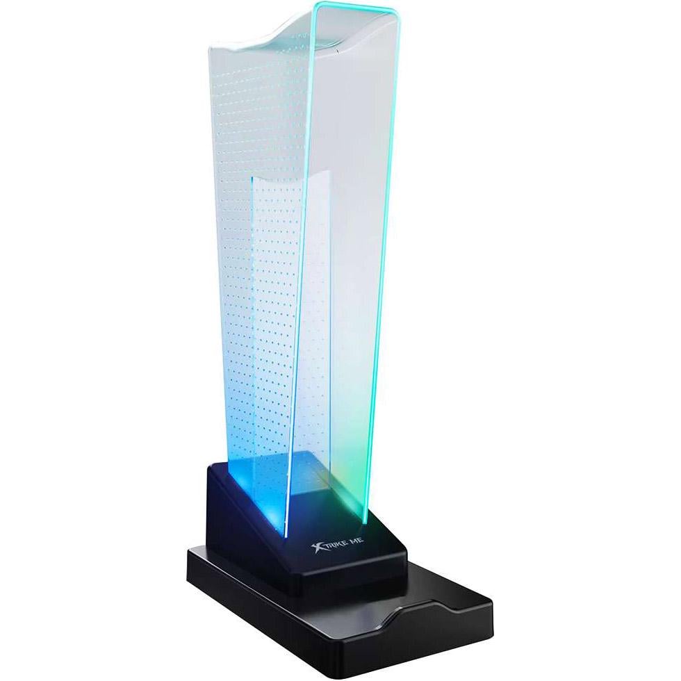 Подставка для гарнитуры Xtrike ME HT-09 с RGB-подсветкой Черный (27556613)