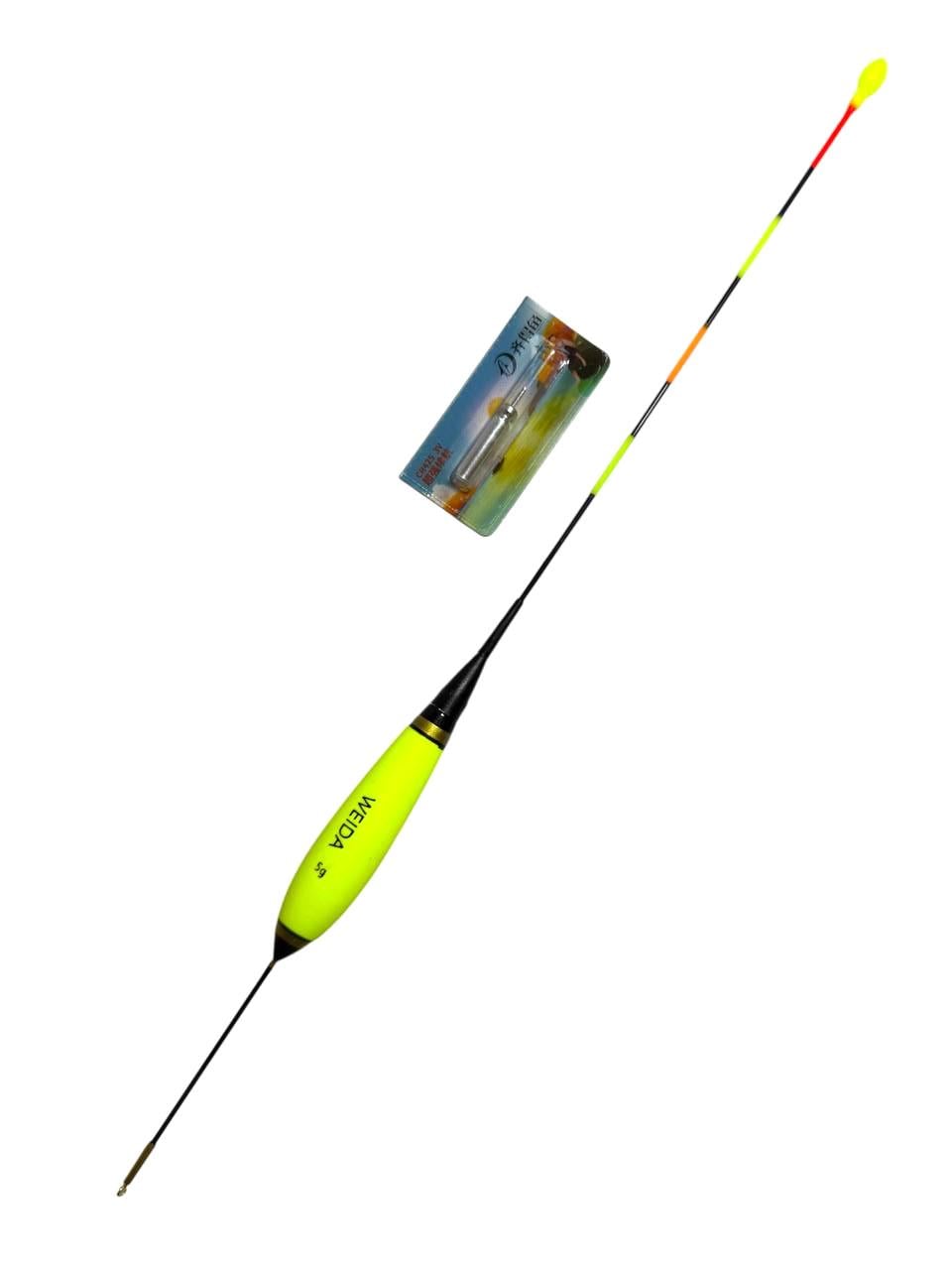 LED-поплавок Weida светится 5 г 30 см Желтый (2335863998)