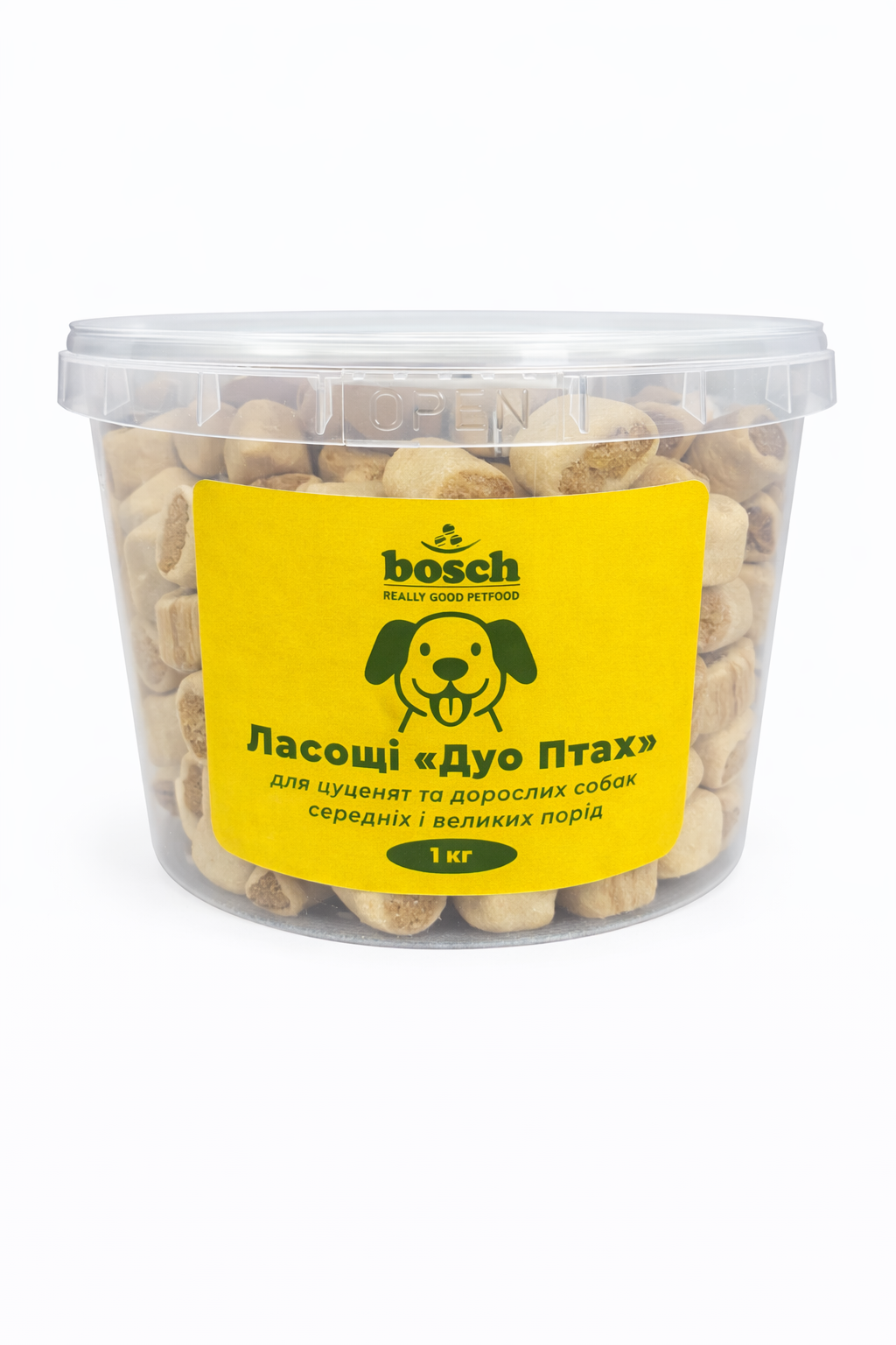 Лакомство Bosch Дуо Птица для щенков и взрослых собак 1 кг