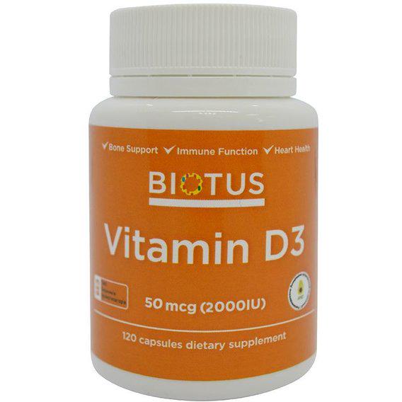 Витамин D Biotus Vitamin D3 2000 ME 120 Caps (BIO-530081)