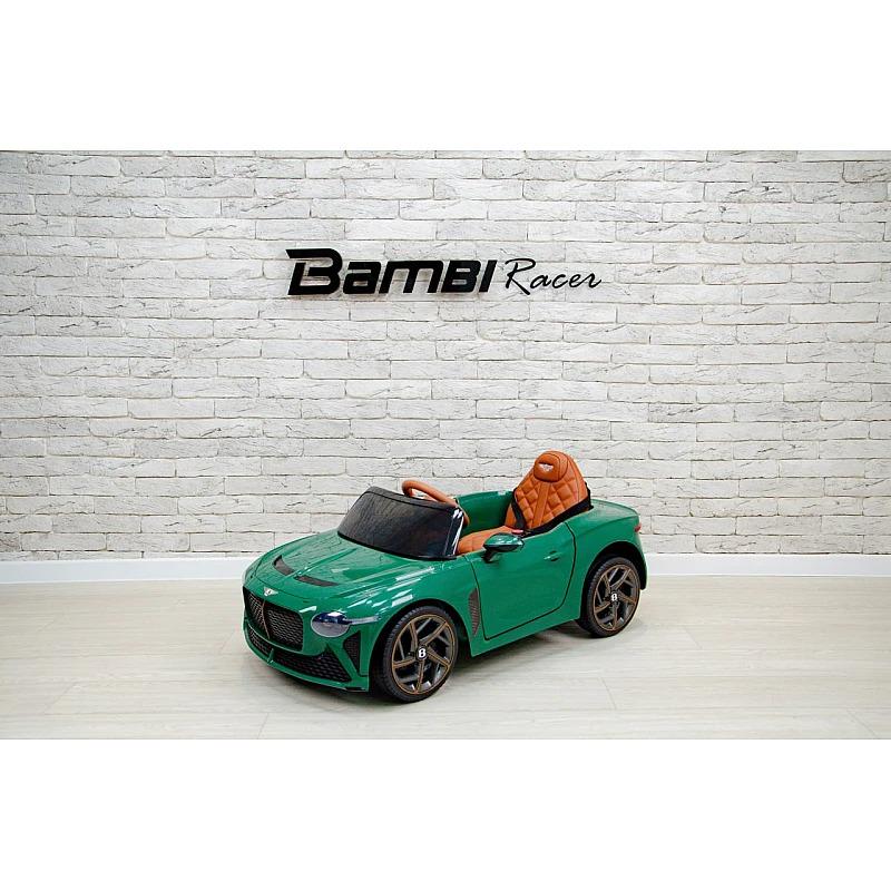 Электромобиль детский Bambi Bentley JE1008EBLR-10 4WD со светом Темно-зеленый (14611812) - фото 2