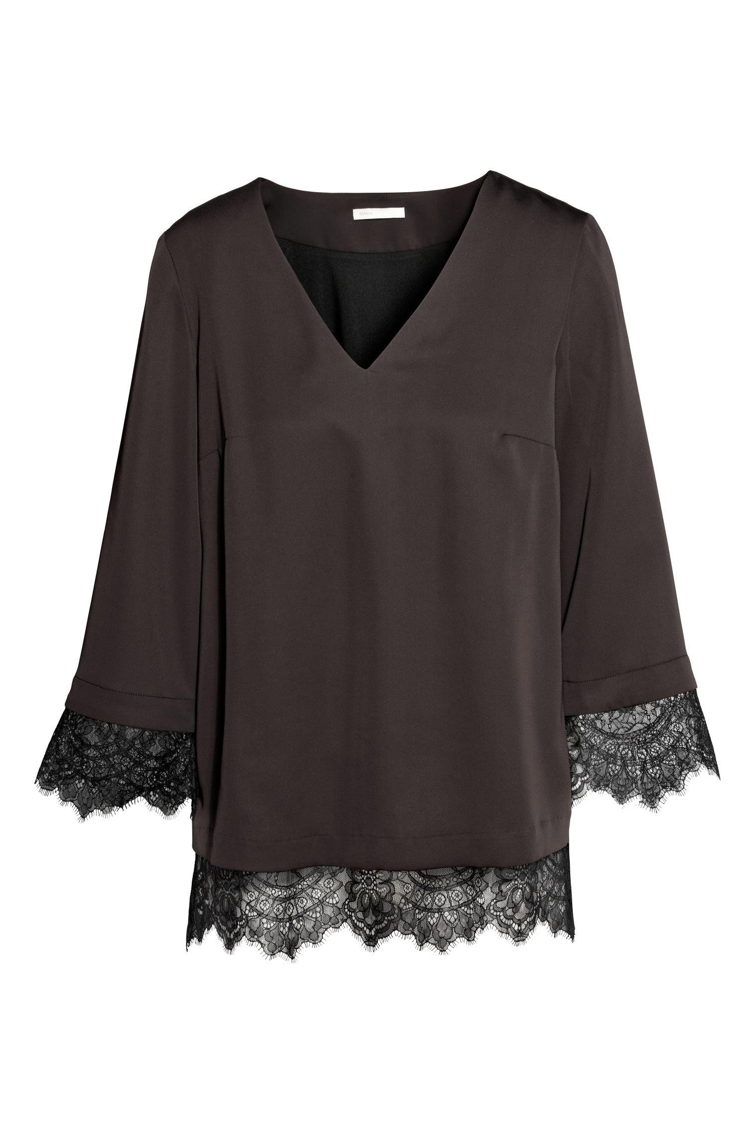 Блуза для кормящих M Черный (5090096dlog)