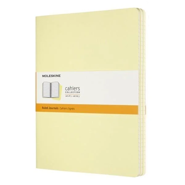 Набор блокнотов Moleskine Cahier 3 шт. Желтый (CH021M23)