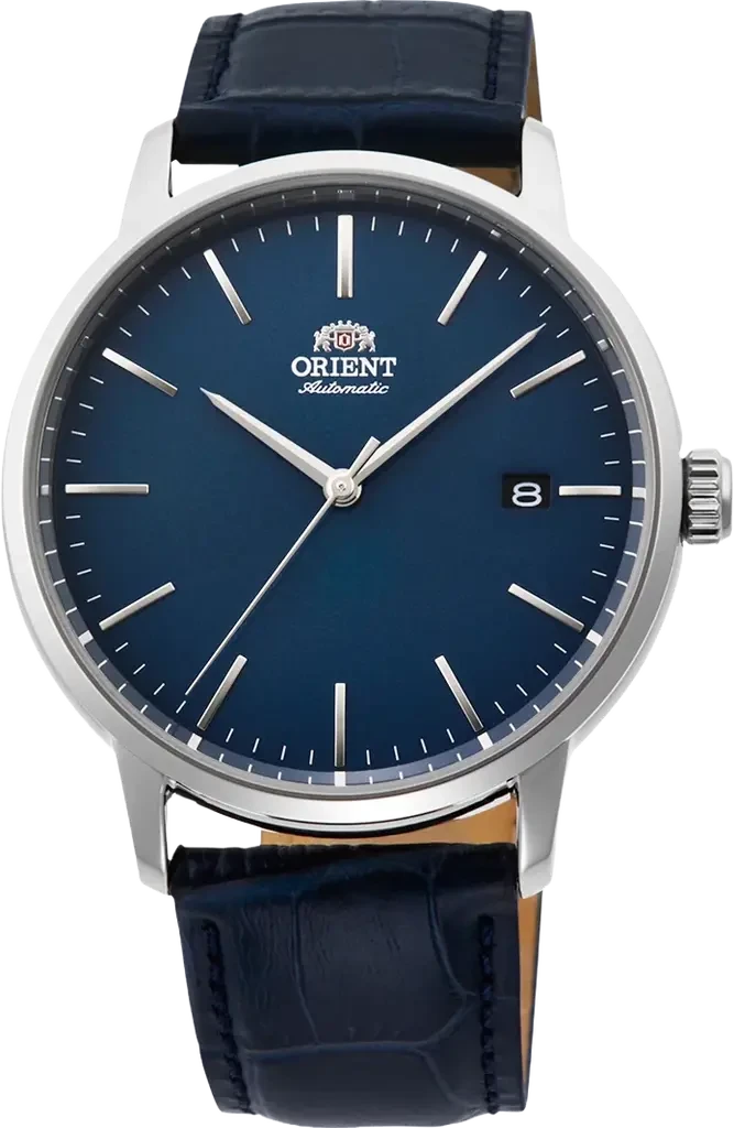 Наручные часы мужские Orient RA-AC0E04L10B со стальным корпусом WR 100 м Синий (3124939524)