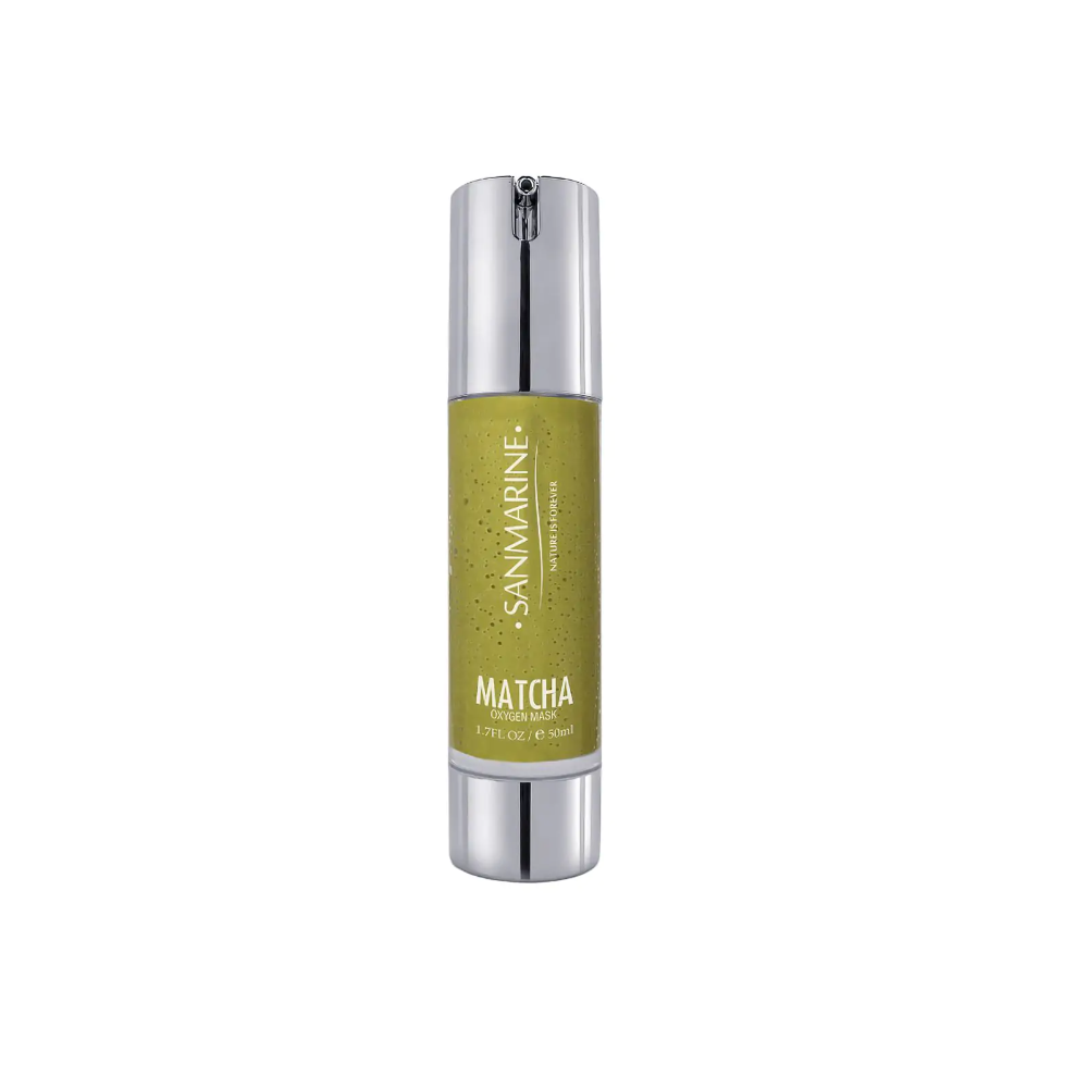 Маска киснева з зеленим чаєм матча Sanmarine Natural Elements Matcha Oxygen Mask 50 мл (036)