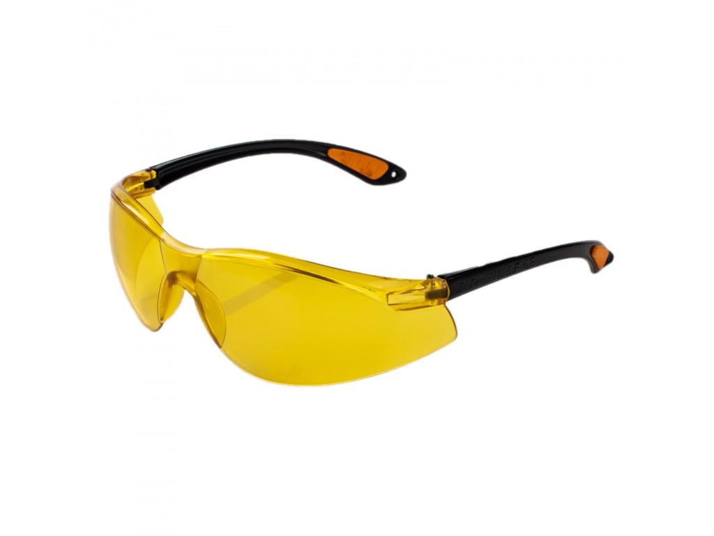 Очки защитные противоударные P-1035 с желтыми линзами