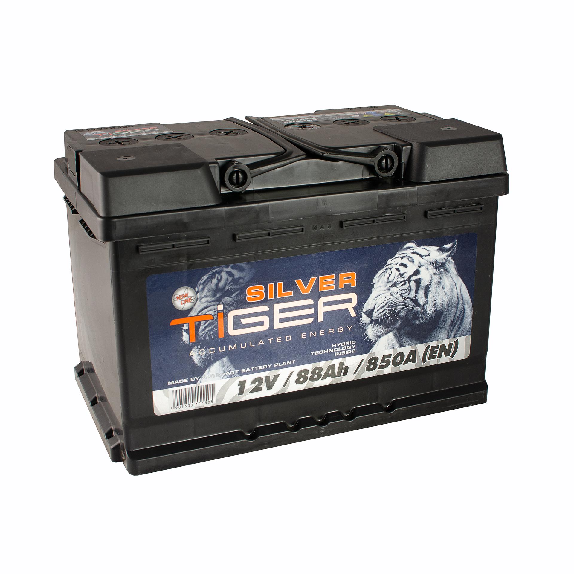 Акумулятор Tiger Silver 88 Ah/12V 0 плюс праворуч