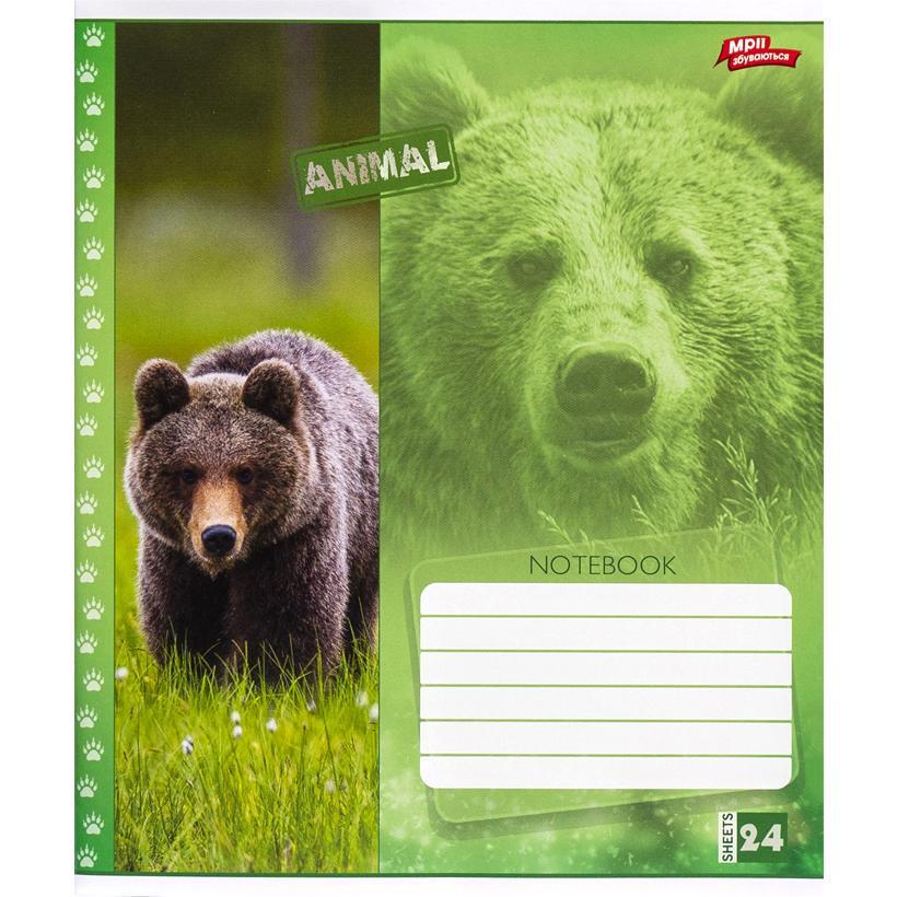 Тетрадь ученическая Мрії збуваються Animal 3519N Вид 4 А5/24 линейка