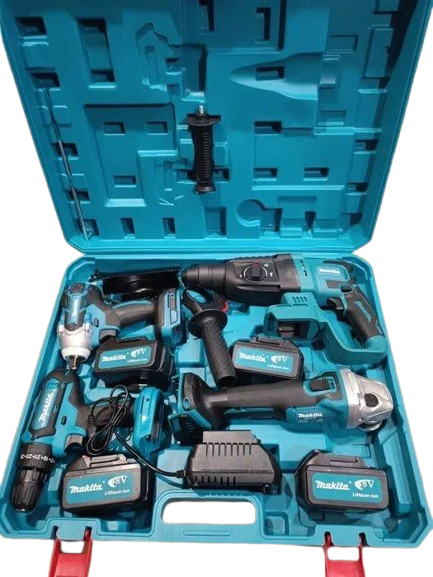 Набір електроінструменту Makita 4в1 два акумулятори в кейсі