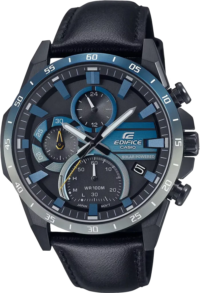 Мужские наручные часы Casio Edifice EQS-940NL-1AVUEF Casio Collection на солнечной батарее с водозащитой 100 м Черный (3100234257)
