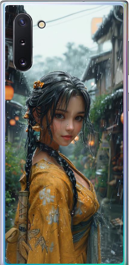 Чехол на Samsung Galaxy Note 10 Anime-girl (6133t-1718-42517) Чехол на Samsung Galaxy Note 10 Anime-girl (6133t-1718-42517)