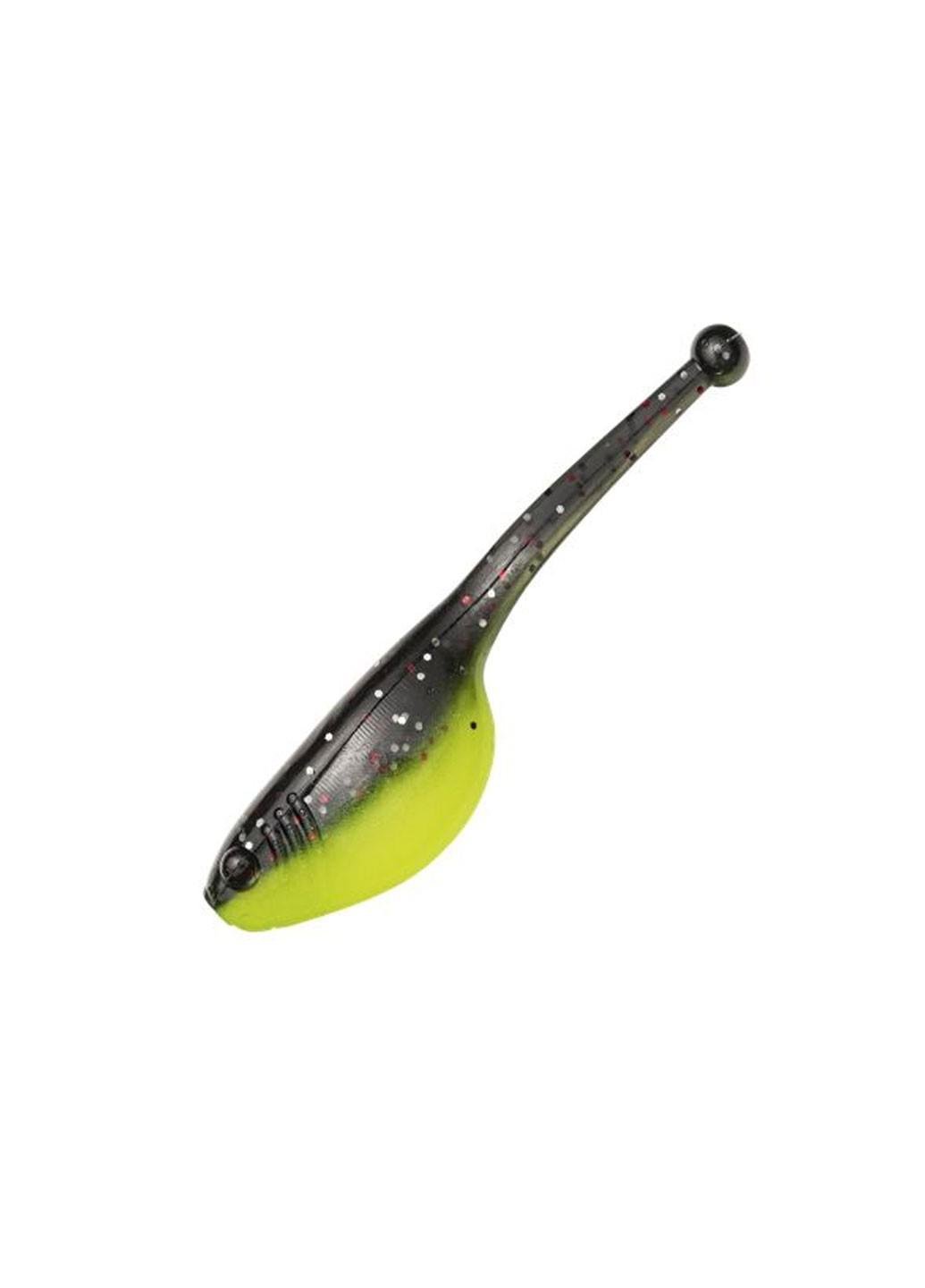 Виброхвост Strike King Mr.Crappie ShadPole 5 см 15 шт. Tuxedo Black/Chartreuse Glow (2449188)