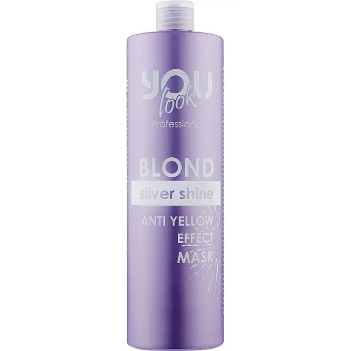 Маска You Look Professional Blond Silver Shine для сохранения цвета и нейтрализации желтизны 1 л