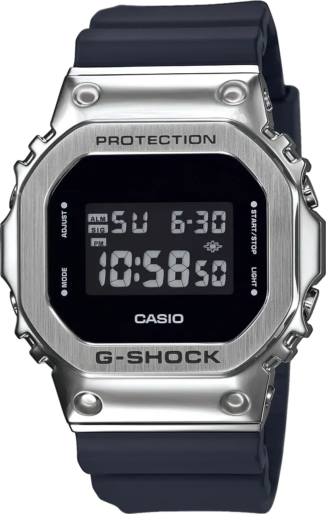 Наручные часы мужские Casio G-Shock GM-5600-1ER ударопрочные с водозащитой 200 м и подсветкой (3099560409)
