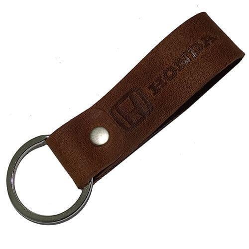 Брелок автомобильный кожаный c лого Honda (110648)