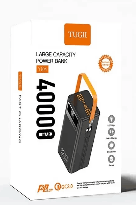 Повербанк Wuw TUGII-Y104 PD22.5W 40000 mAh Black (2887274406) Повербанк Wuw TUGII-Y104 PD22.5W 40000 mAh Black (2887274406)