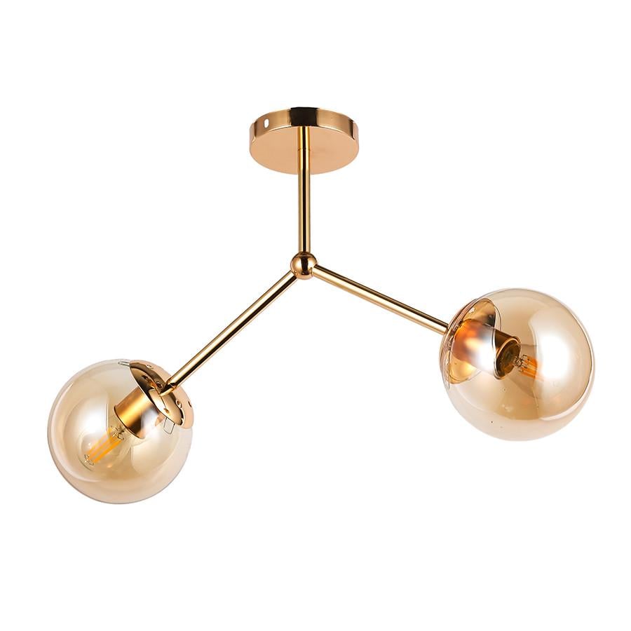 Люстра 7529811-2 GD/BR Золотий/Коричневий - фото 1 Люстра 7529811-2 GD/BR Золотий/Коричневий - фото 1