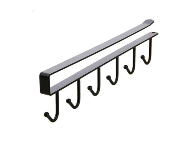 Крючки металлические для кухни Черный (915)