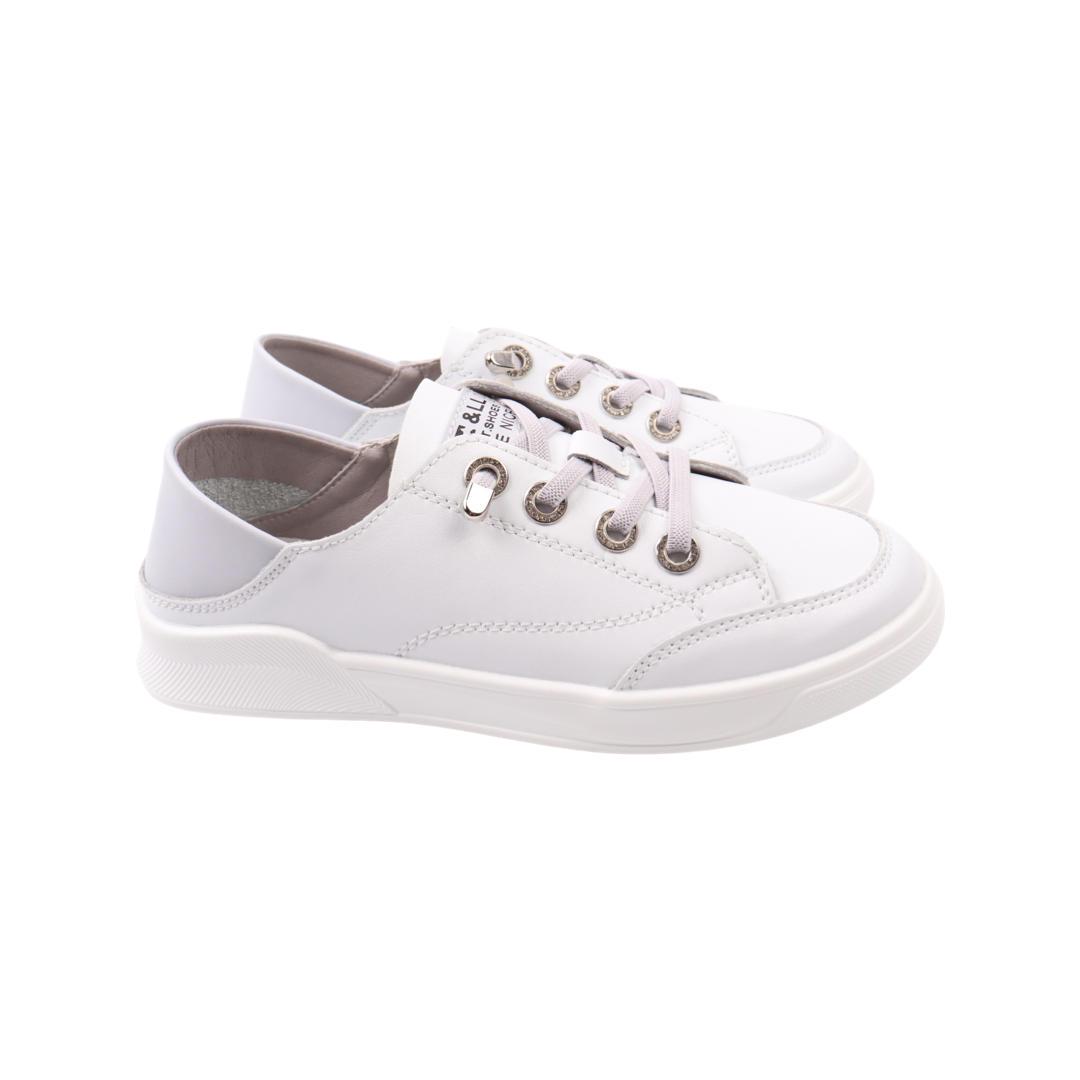 Кеды женские Li Fexpert из кожи Белый (854-22DTC 36)