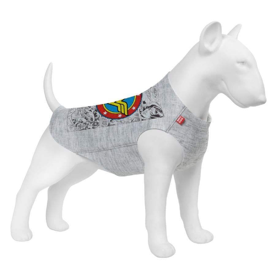 Майка для собак Waudog Clothes Чудо-женщина комикс M45 Майка для собак Waudog Clothes Чудо-женщина комикс M45