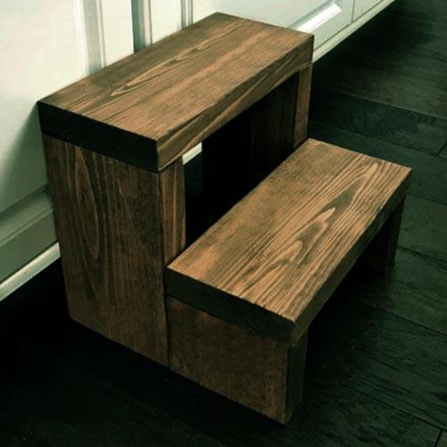 Скамейка-ступенька из дерева Маунтин Сепия (ССТ-002308)