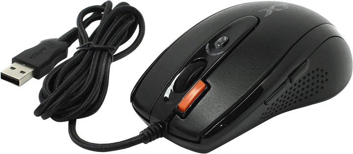 Компьютерная мышка проводная A4Tech XL-750BK-B Black (26712206) - фото 7