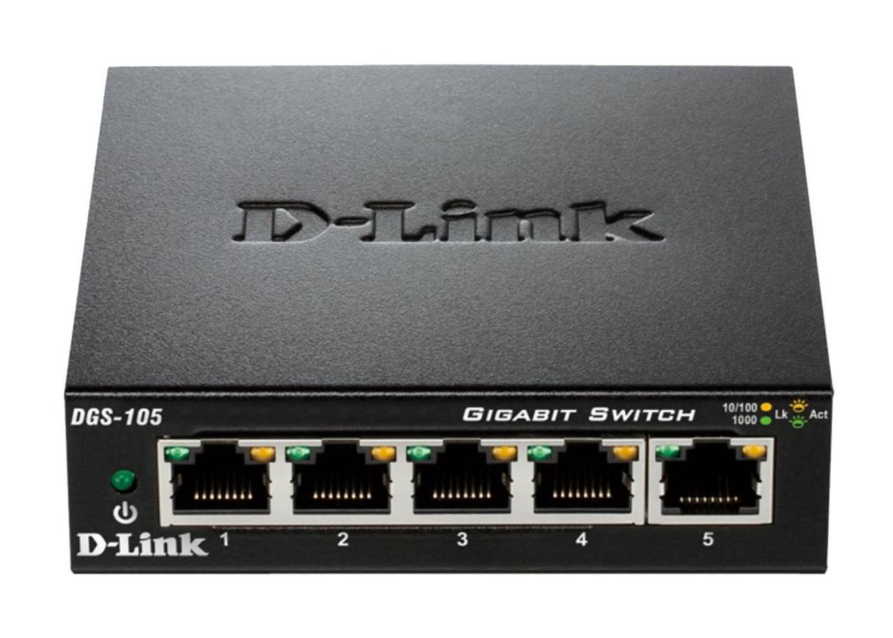 Комутатор некерований D-Link DGS-105 (27063100)