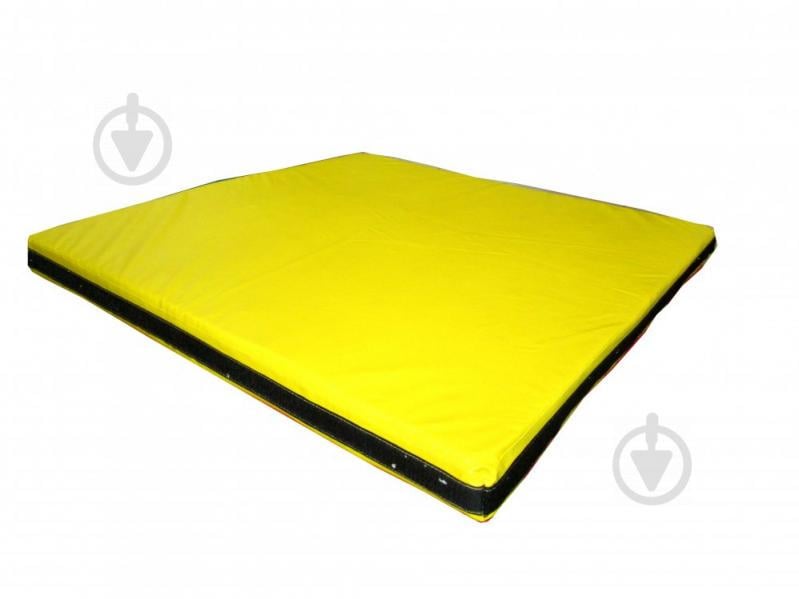 Мат спортивный Tia-Sport 100х100х8 см желтый (sm-0109)