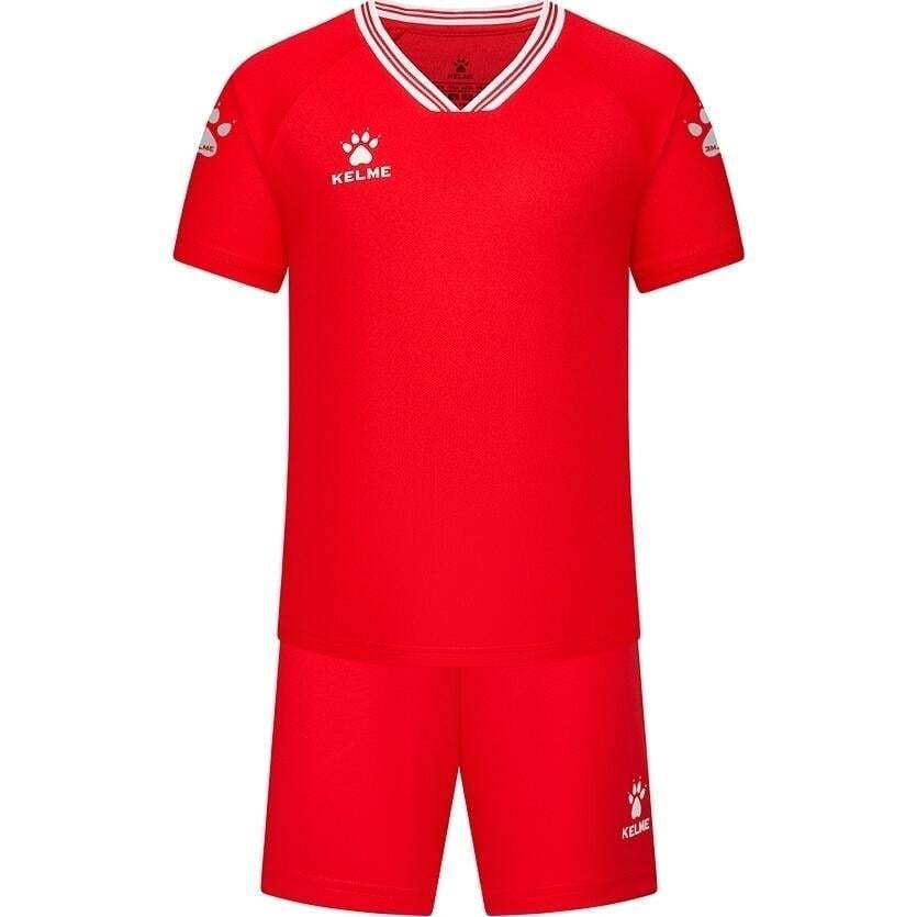 Комплект футбольної форми дитячий Kelme FARO 120 см Червоний (8451ZB3246.9600)