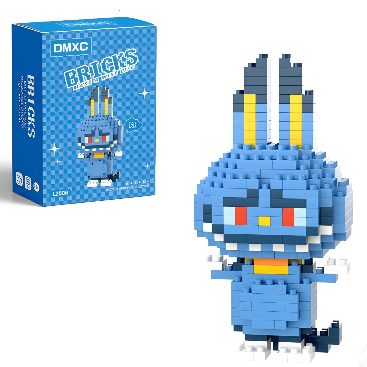 Конструктор детский Magic Blocks Зайчик Лабубу 150 дет. Голубой (2008)